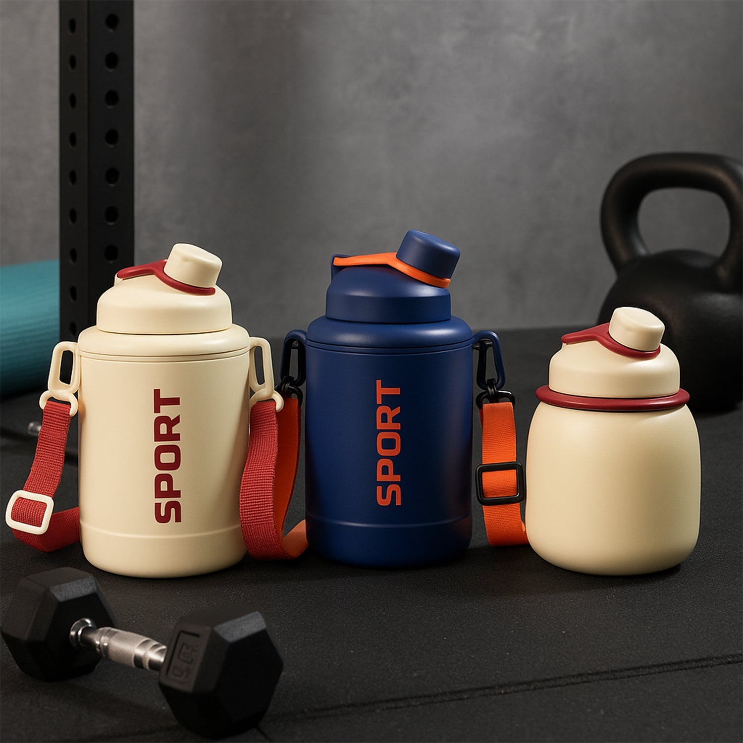 Sports Water Bottle with Strap Sports Water Bottle with Strap